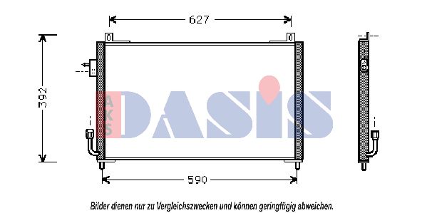 AKS DASIS Lauhdutin, ilmastointilaite 162300N